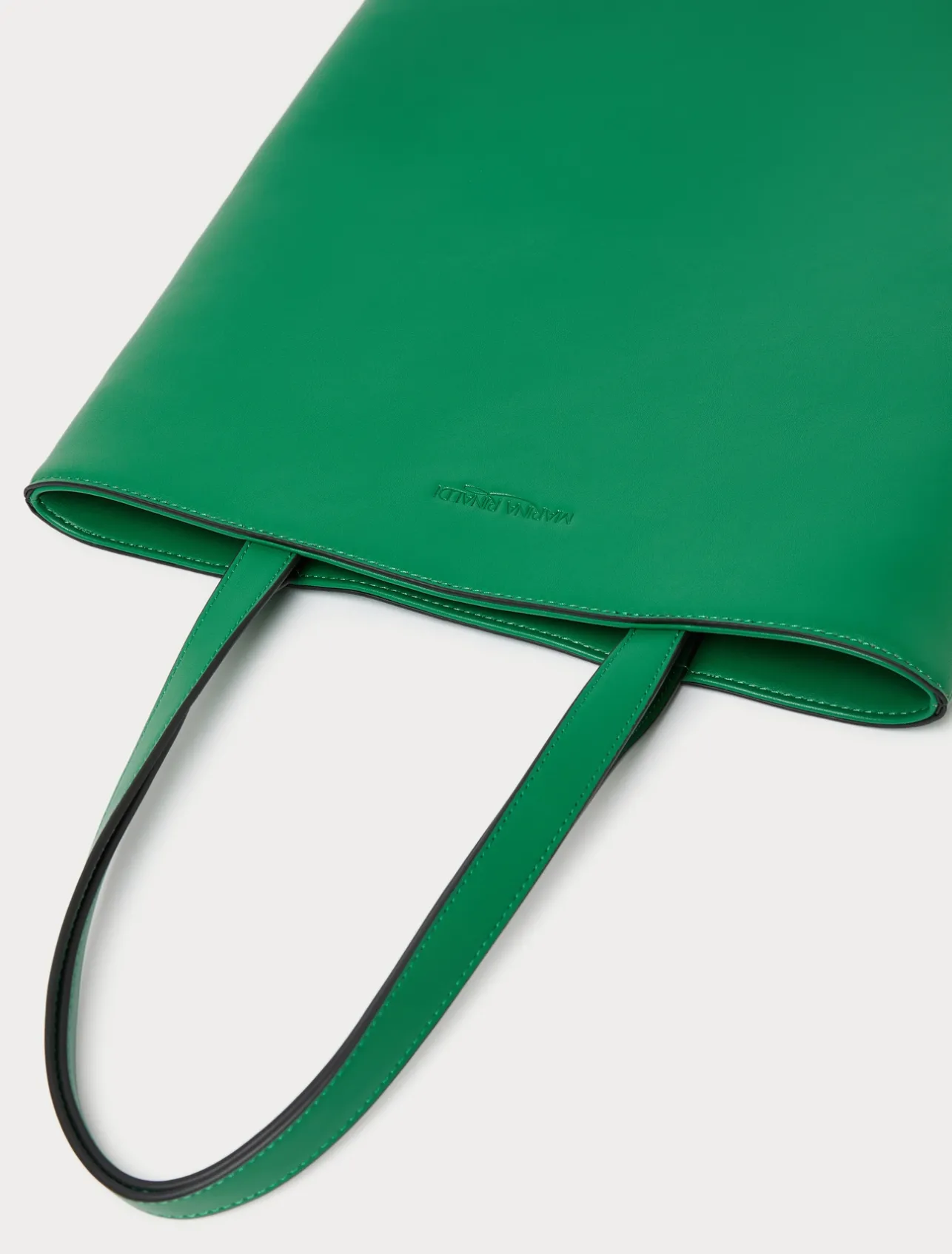 Online Marina Rinaldi Shopping bag with pouch EMERALD