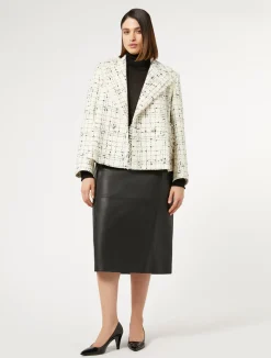 Online Marina Rinaldi Silk and cashmere polo neck jumper BLACK