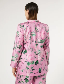 Outlet Marina Rinaldi Silk blazer PINK