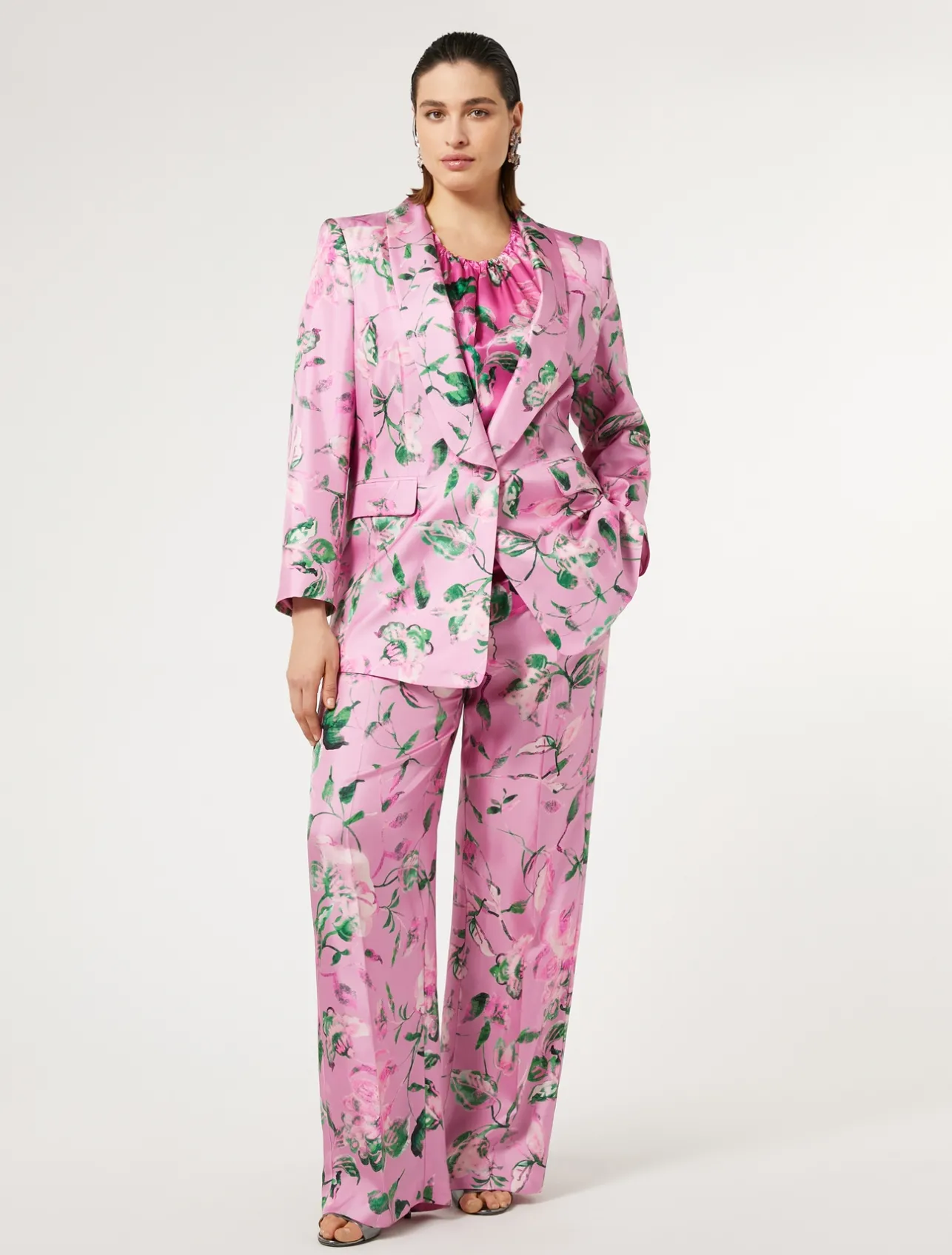 Outlet Marina Rinaldi Silk blazer PINK