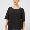 Outlet Marina Rinaldi Silk blouse BLACK