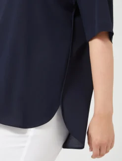 Discount Marina Rinaldi Silk blouse CORNFLOWERBLUE