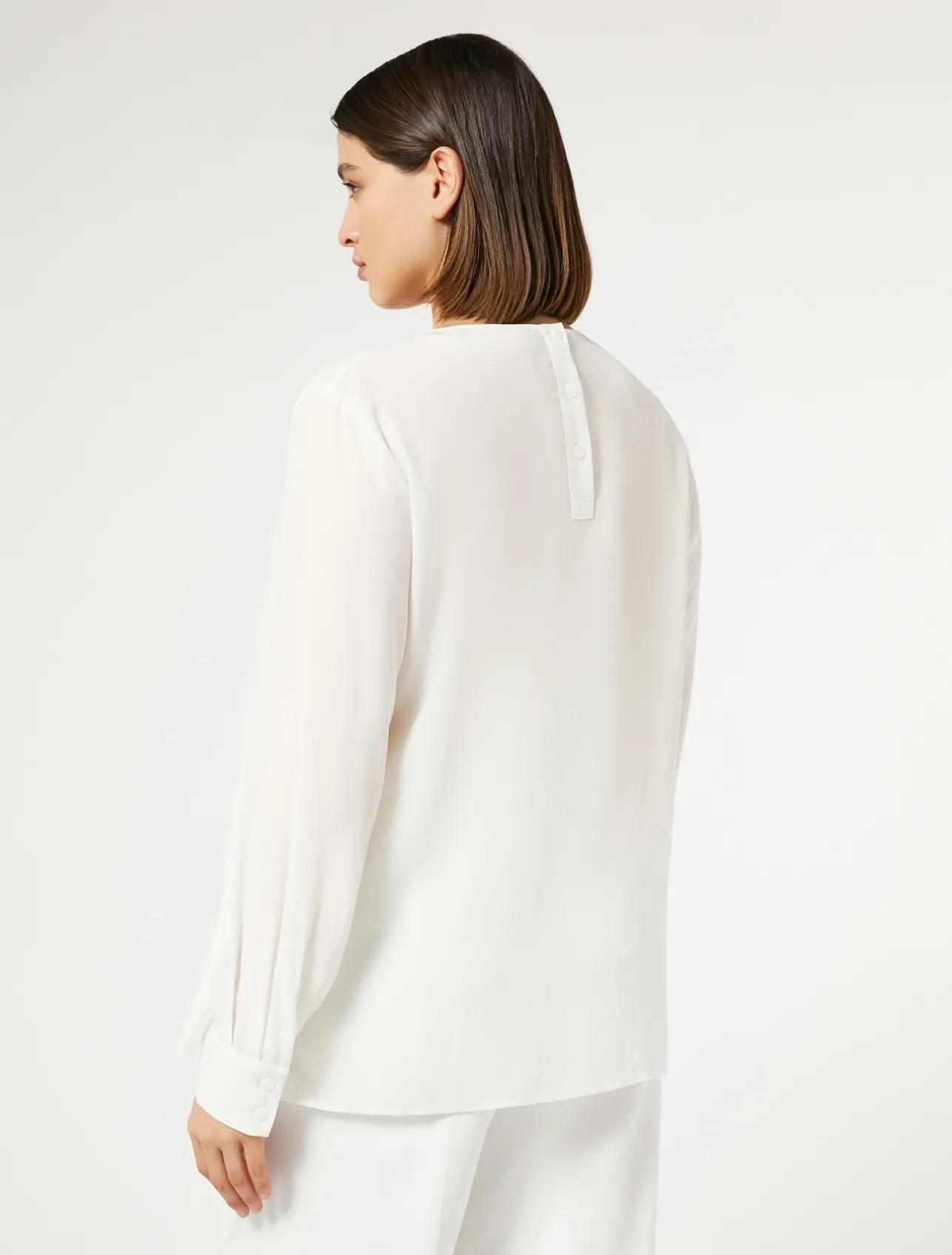 Clearance Marina Rinaldi Silk blouse WHITE