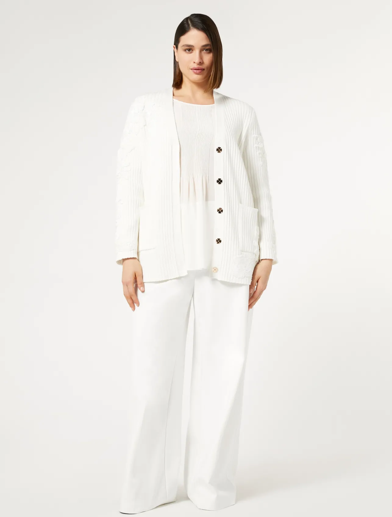 Clearance Marina Rinaldi Silk blouse WHITE