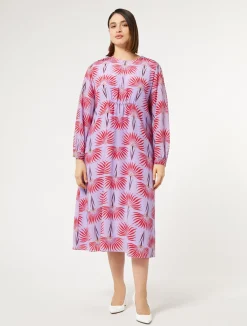 Hot Marina Rinaldi Silk crepe de chine dress LILAC