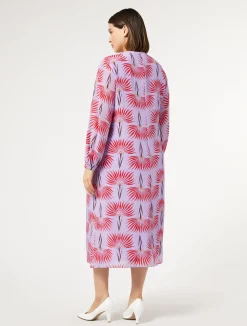 Hot Marina Rinaldi Silk crepe de chine dress LILAC