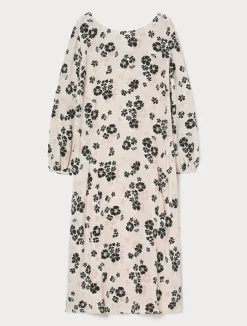 Fashion Marina Rinaldi Silk crepe de chine dress PINK
