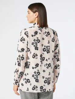 New Marina Rinaldi Silk crepe de chine shirt PINK