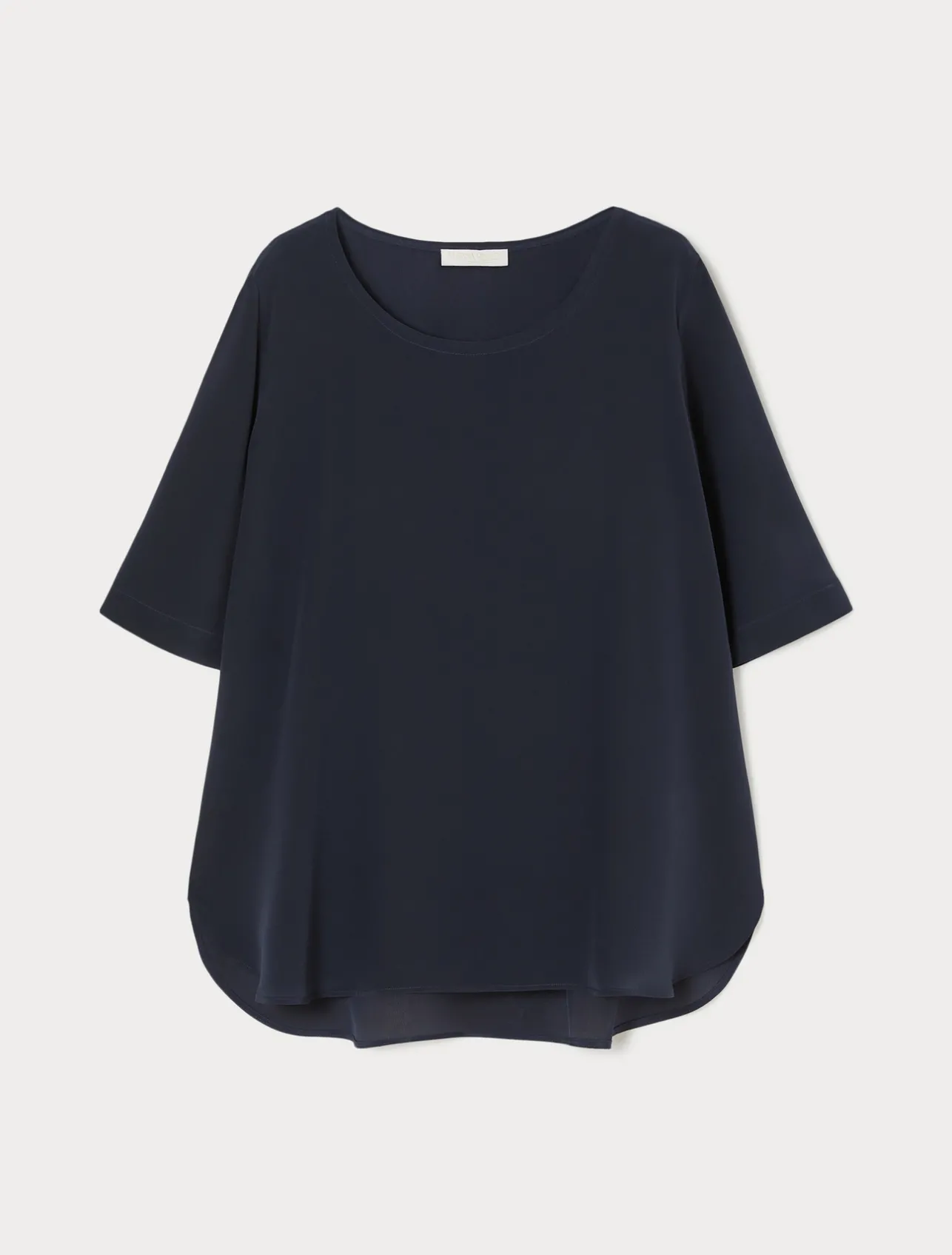 Fashion Marina Rinaldi Silk crêpe de Chine blouse CORNFLOWERBLUE