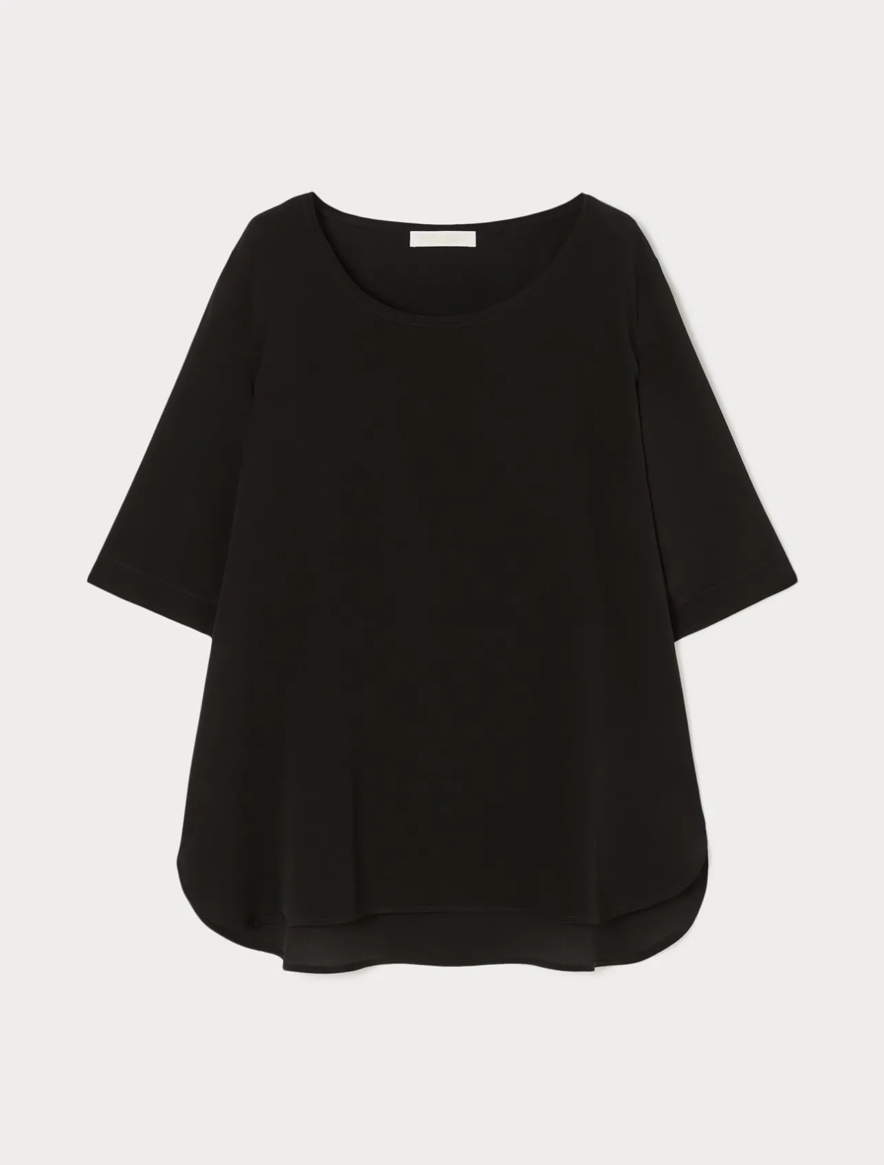 Fashion Marina Rinaldi Silk crêpe de Chine blouse BLACK