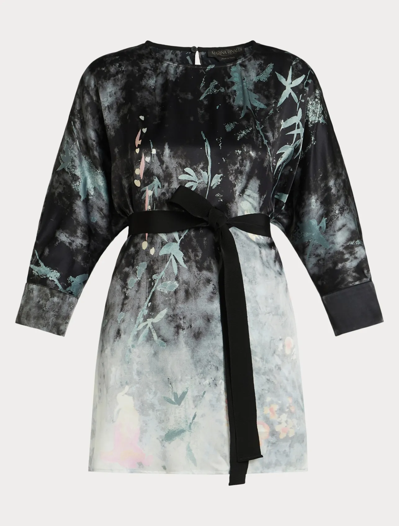 Discount Marina Rinaldi Silk satin blouse DARKGREY