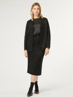 Fashion Marina Rinaldi Silk satin blouse BLACK