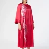 Clearance Marina Rinaldi Silk satin dress FUCHSIA
