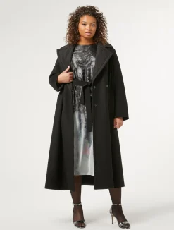 Clearance Marina Rinaldi Silk satin dress DARKGREY