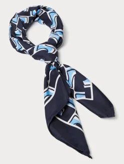 Clearance Marina Rinaldi Silk scarf CORNFLOWERBLUE