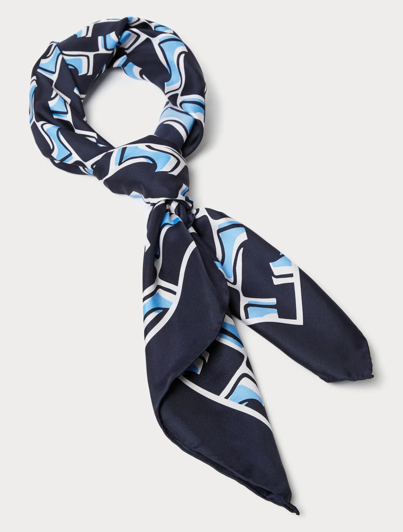 Clearance Marina Rinaldi Silk scarf CORNFLOWERBLUE