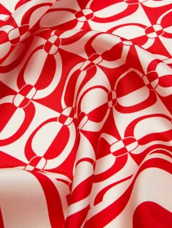 Sale Marina Rinaldi Silk scarf RED