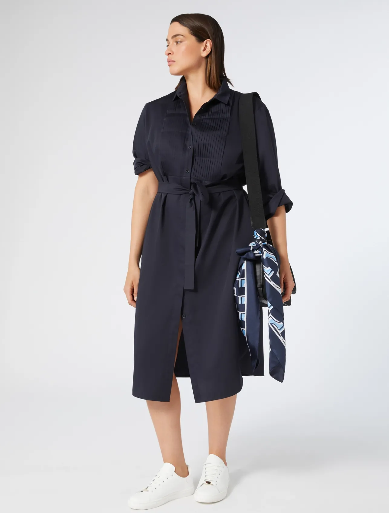 Clearance Marina Rinaldi Silk scarf CORNFLOWERBLUE