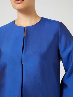 New Marina Rinaldi Silk shantung tunic PURPLE