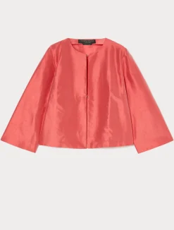 Best Marina Rinaldi Silk shantung tunic RED