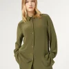 Fashion Marina Rinaldi Silk shirt GREEN