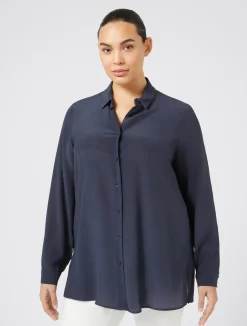 Best Marina Rinaldi Silk shirt AVIO
