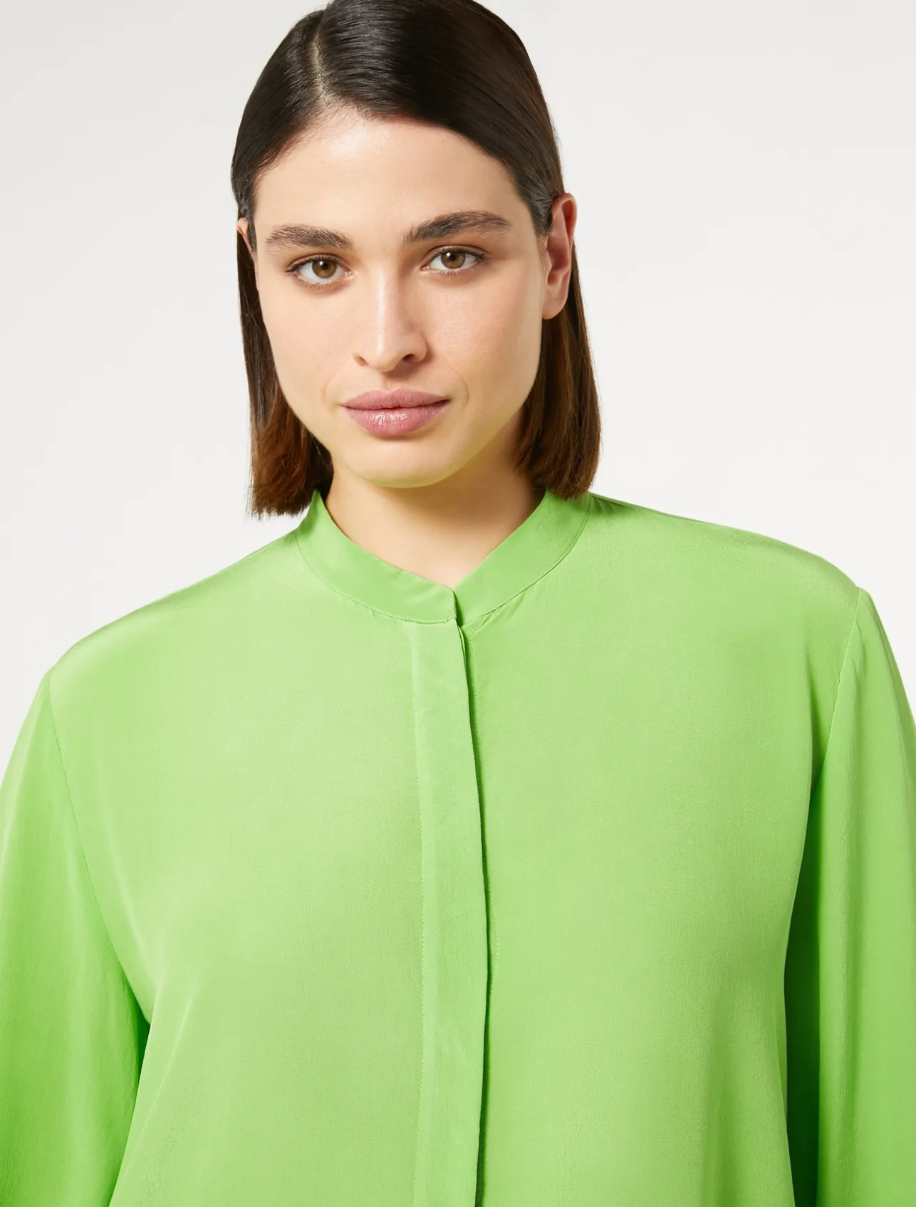 New Marina Rinaldi Silk shirt LIME