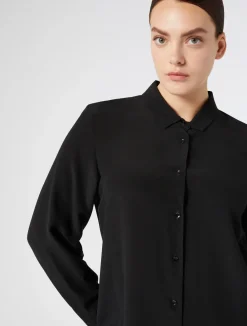 Online Marina Rinaldi Silk shirt BLACK