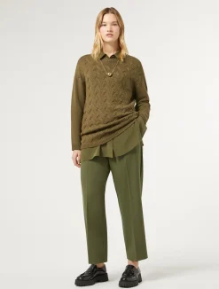 Fashion Marina Rinaldi Silk shirt GREEN