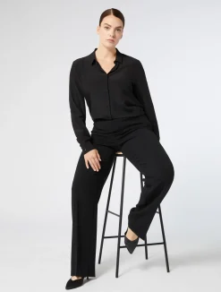 Online Marina Rinaldi Silk shirt BLACK