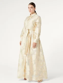 Outlet Marina Rinaldi Silk shirt dress IVORY