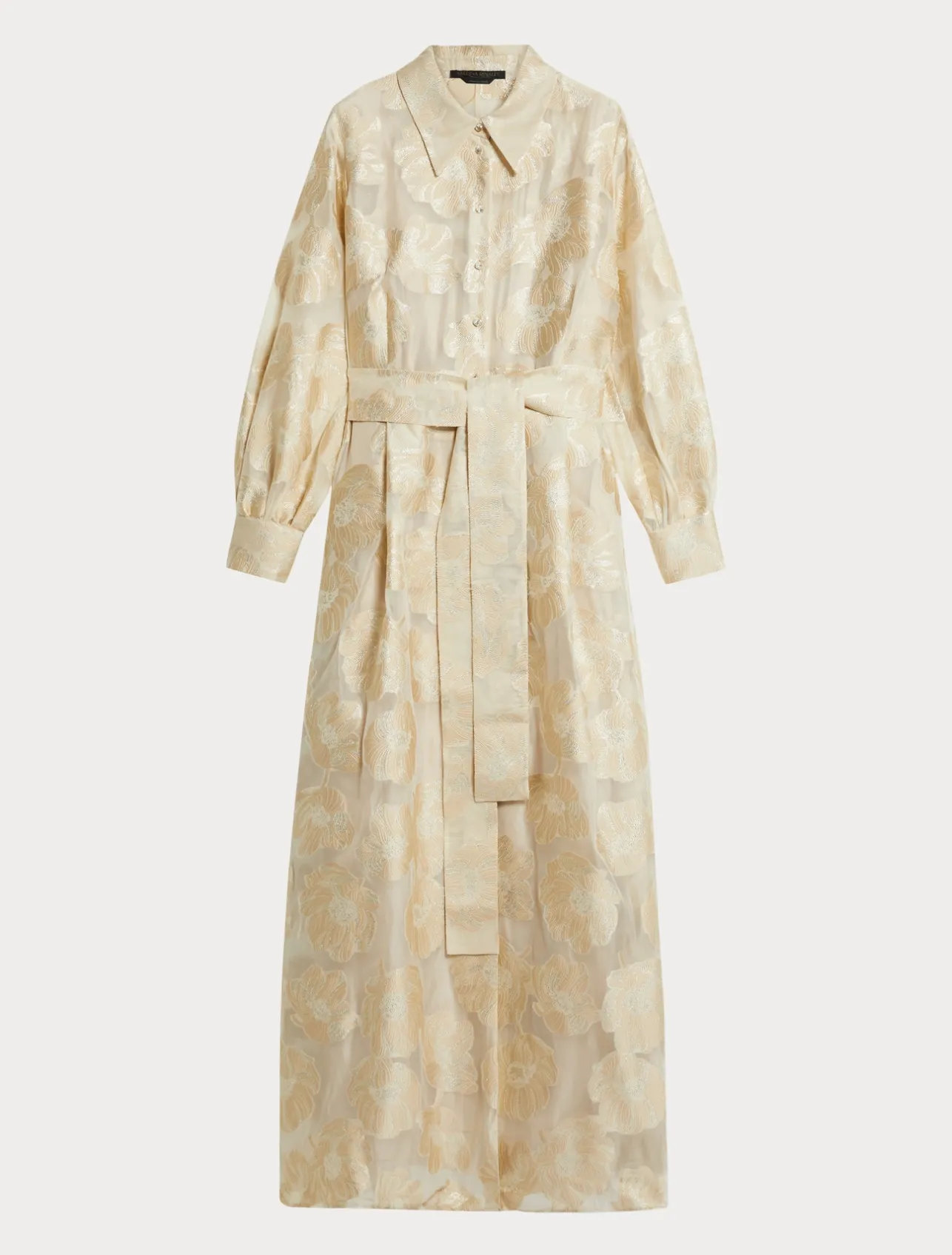 Outlet Marina Rinaldi Silk shirt dress IVORY