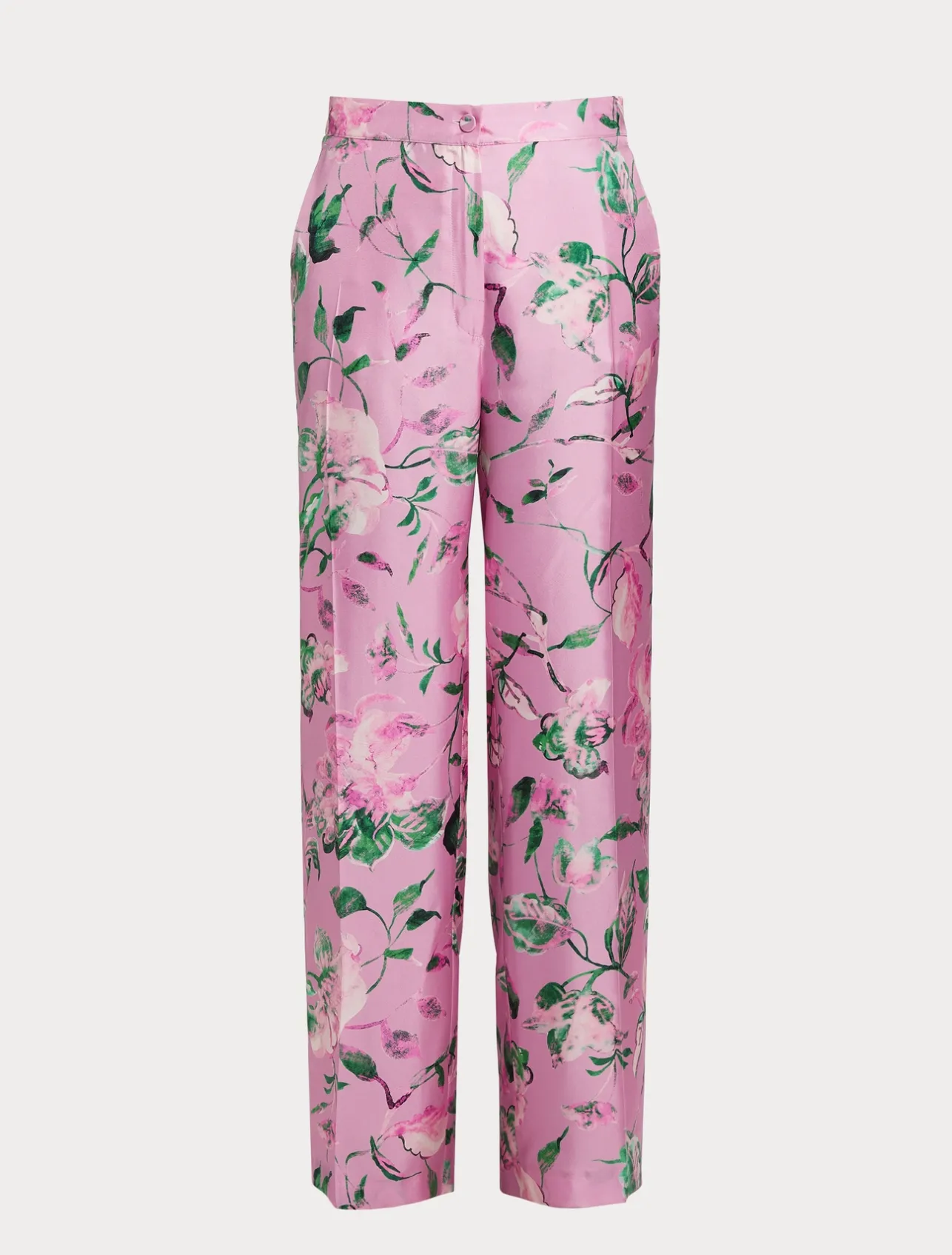 New Marina Rinaldi Silk twill trousers PINK