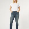 New Marina Rinaldi Slim fit denim jeans NAVY