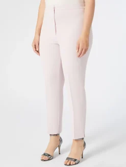 Clearance Marina Rinaldi Slim triacetate cady trousers PINK