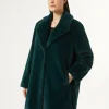 Best Marina Rinaldi Soft textured coat DARKGREEN