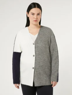 Discount Marina Rinaldi Soft wool cardigan ULTRAMARINE