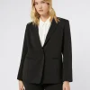 Online Marina Rinaldi Stretch cady blazer jacket BLACK