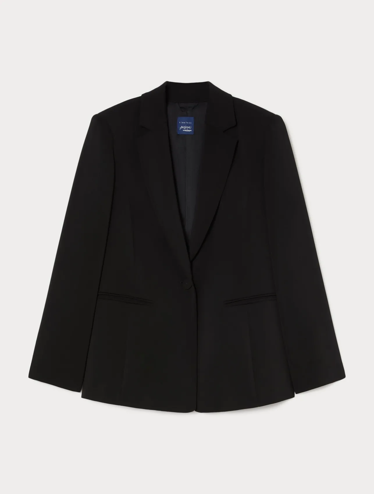 Online Marina Rinaldi Stretch cady blazer jacket BLACK