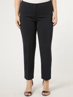 New Marina Rinaldi Stretch cady trousers ULTRAMARINE