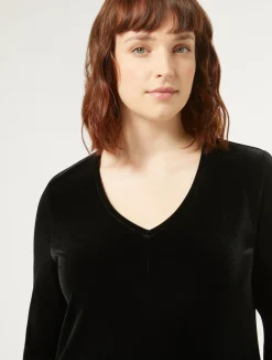 Hot Marina Rinaldi Stretch chenille dress BLACK
