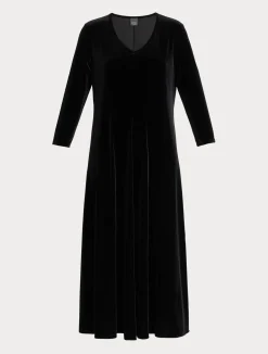 Hot Marina Rinaldi Stretch chenille dress BLACK