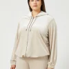 Clearance Marina Rinaldi Stretch chenille jacket LIGHTGREY