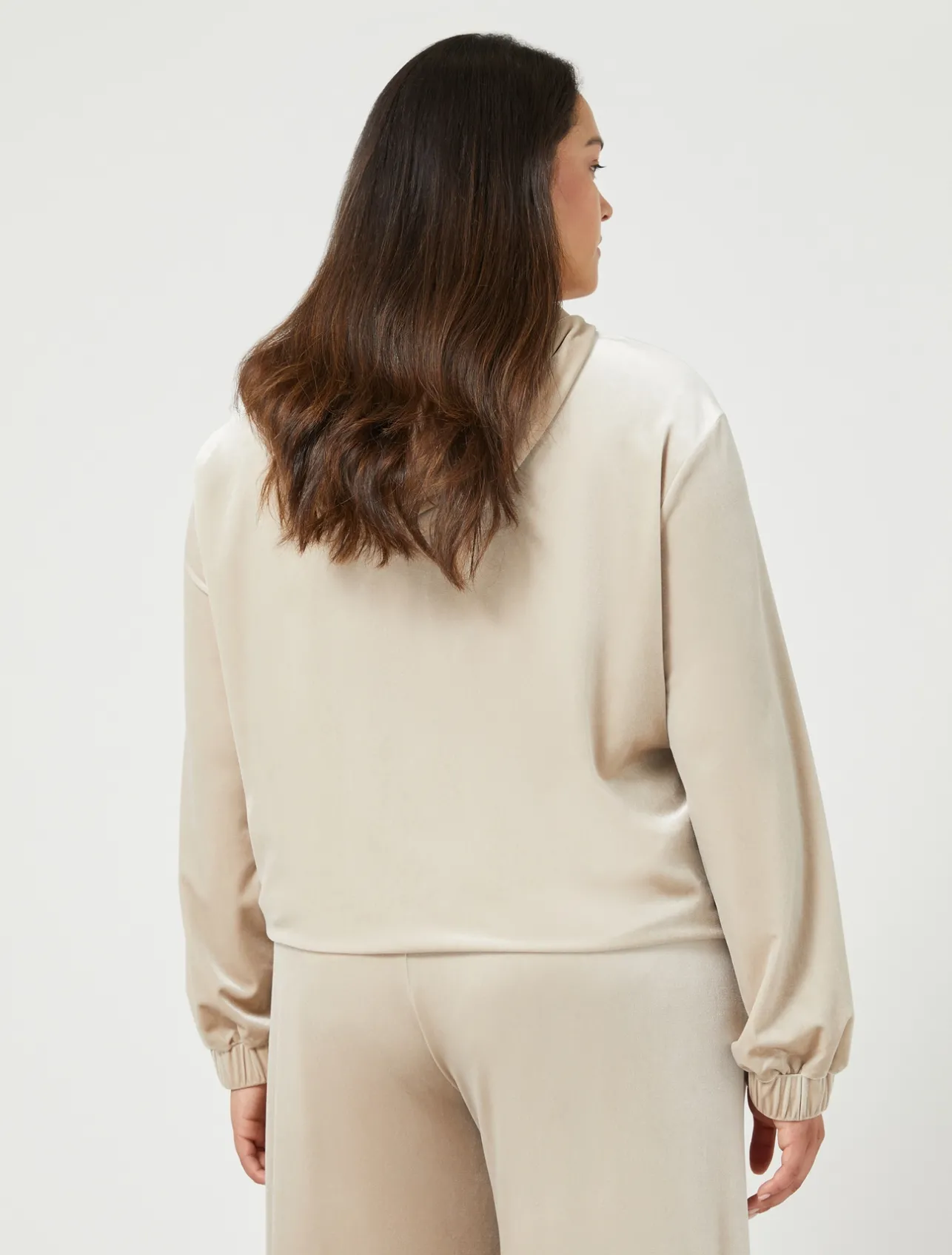Clearance Marina Rinaldi Stretch chenille jacket LIGHTGREY