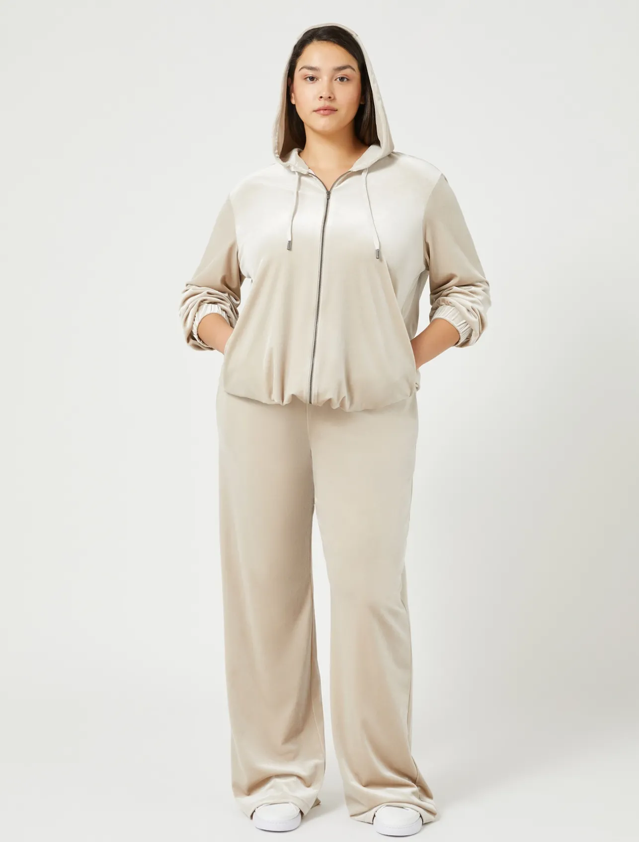 Clearance Marina Rinaldi Stretch chenille jacket LIGHTGREY