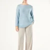 Clearance Marina Rinaldi Stretch chenille trousers LIGHTGREY