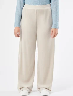 Clearance Marina Rinaldi Stretch chenille trousers LIGHTGREY