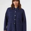 Clearance Marina Rinaldi Stretch cotton bull denim jacket CHINABLUE