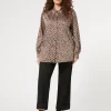 Outlet Marina Rinaldi Stretch cotton bull denim jeans BLACK