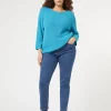 Online Marina Rinaldi Stretch cotton denim jeans BLUEJEANS